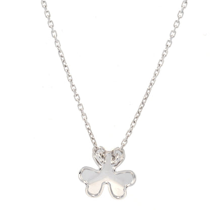 Van Cleef & Arpels 18K White Gold Diamond Mini Frivole Pendant Necklace 4 of 8