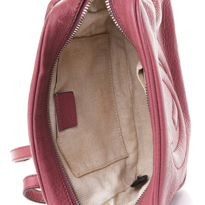 Gucci Pebbled Calfskin Small Soho Disco Bag Peonia Flower 4 of 4