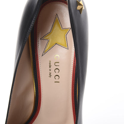 Gucci Calfkin Web Bow Pumps 40 Black 5 of 7