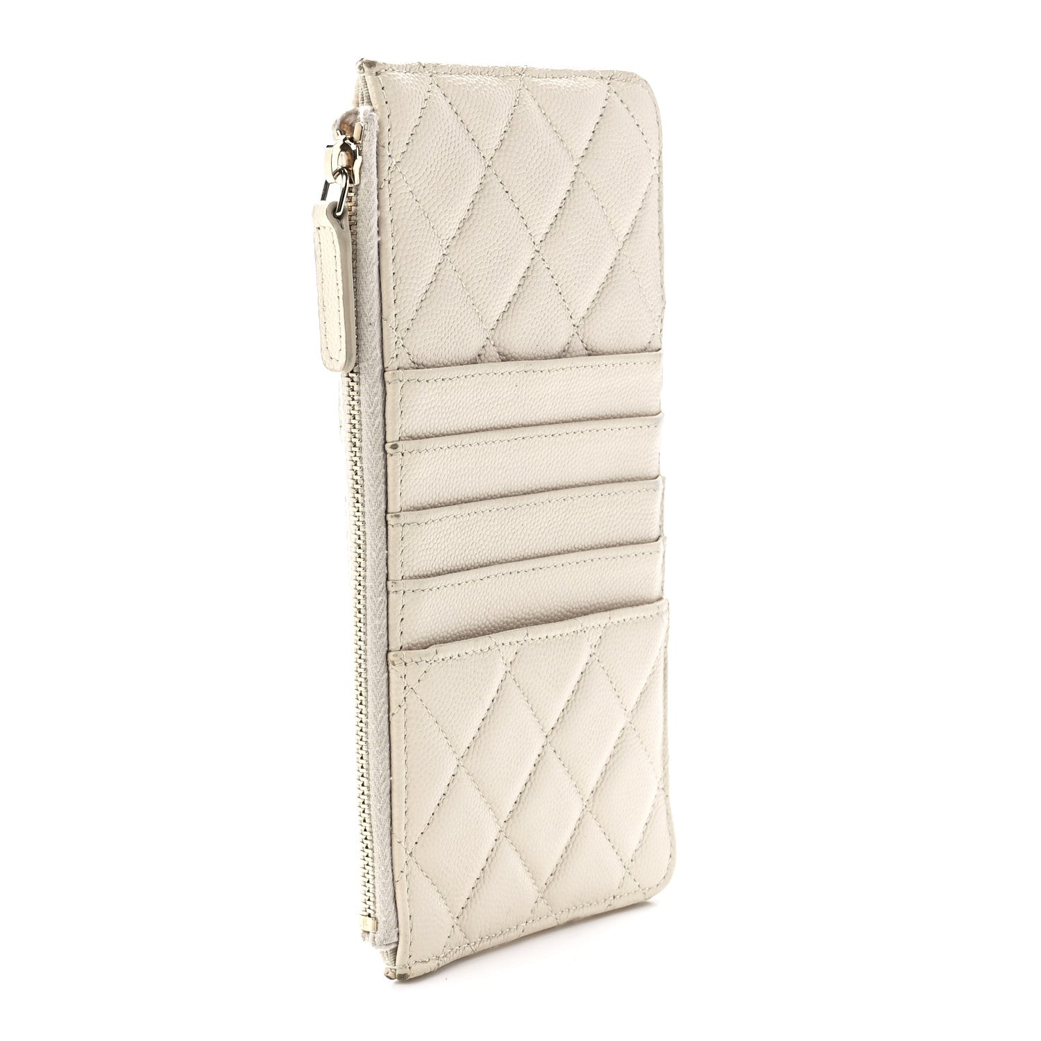 Chanel Caviar Quilted Classic iPhone Pouch Light Beige 3 of 11