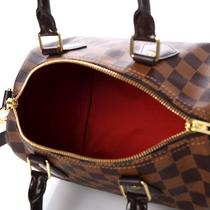 Louis Vuitton Damier Ebene Speedy Bandouliere 25 5 of 9