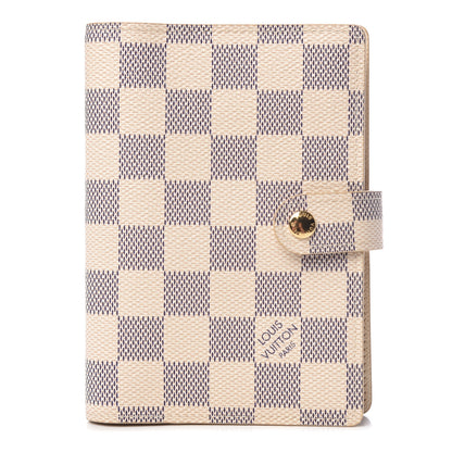 Louis Vuitton Damier Azur Small Ring Agenda Cover 1 of 7