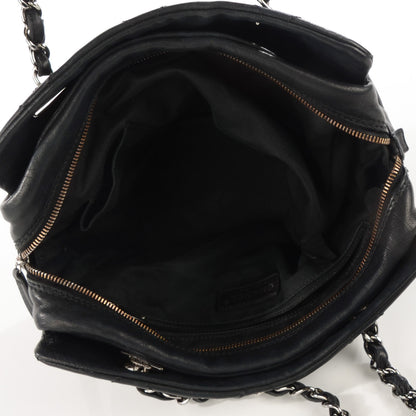 Chanel Calfskin Small Diamond Stitch Tote Black 5 of 7