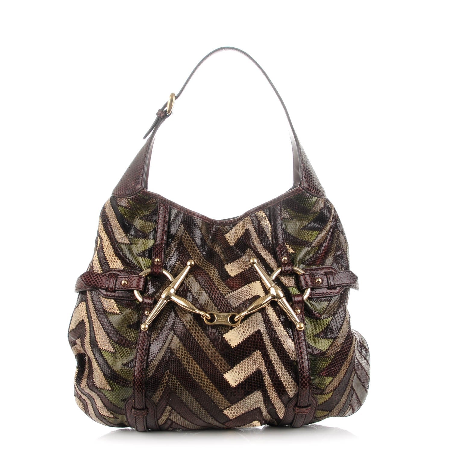 Gucci Python Patchwork 85th Anniversary Hobo Multicolor 1 of 7