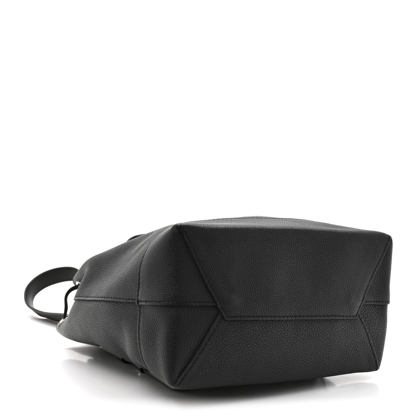 Calfskin Lockme Backpack Black