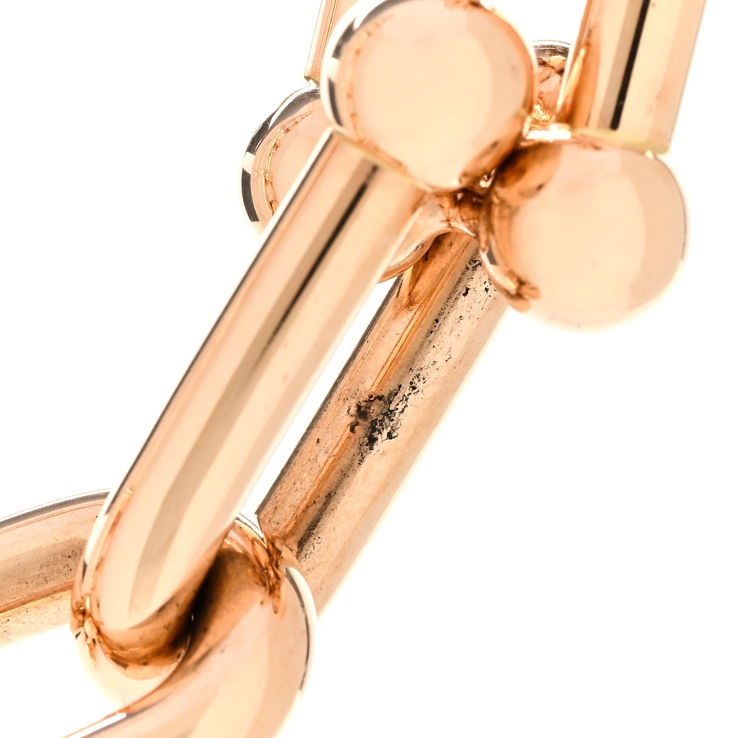 Tiffany 18K Rose Gold Hardwear Graduated Link Necklace 5 of 5