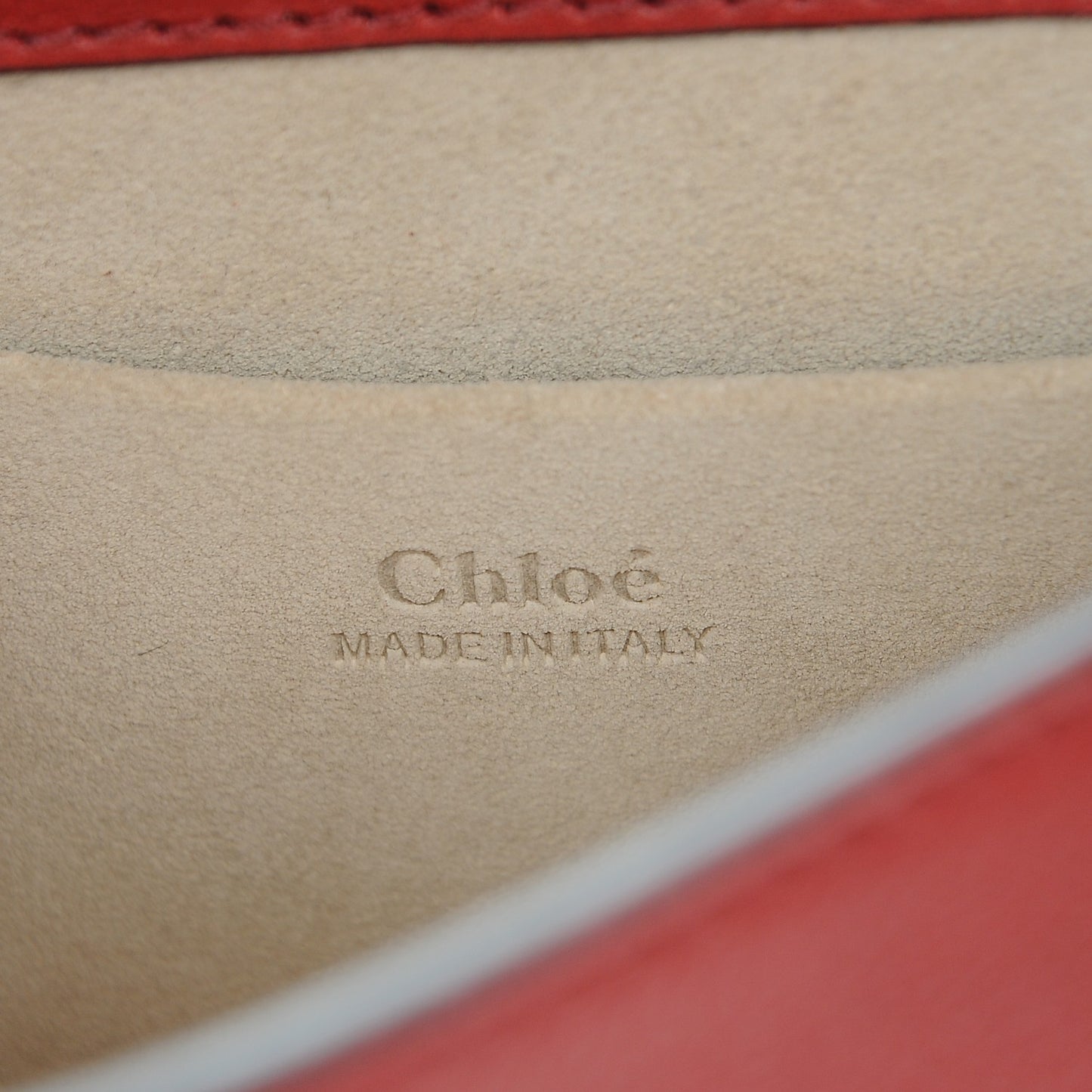 Calfskin Small Nile Bracelet Bag Intense Red