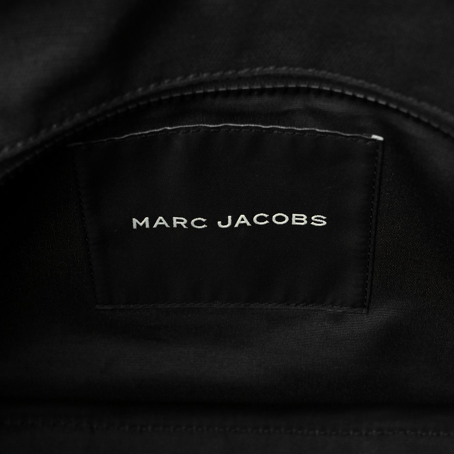 Canvas Embroidered Medium The Star Tote Bag Black