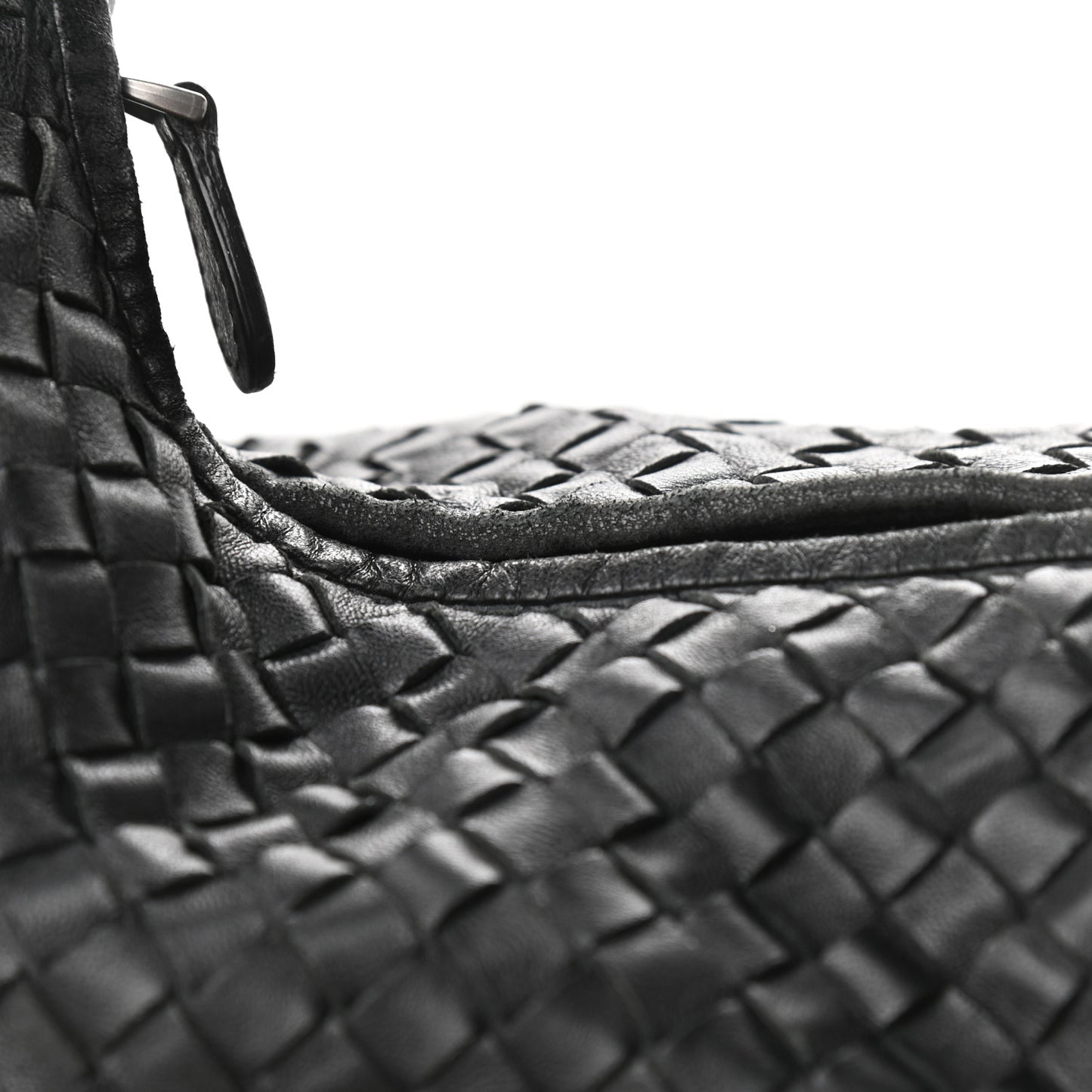 Nappa Intrecciato Maxi Veneta Hobo Black