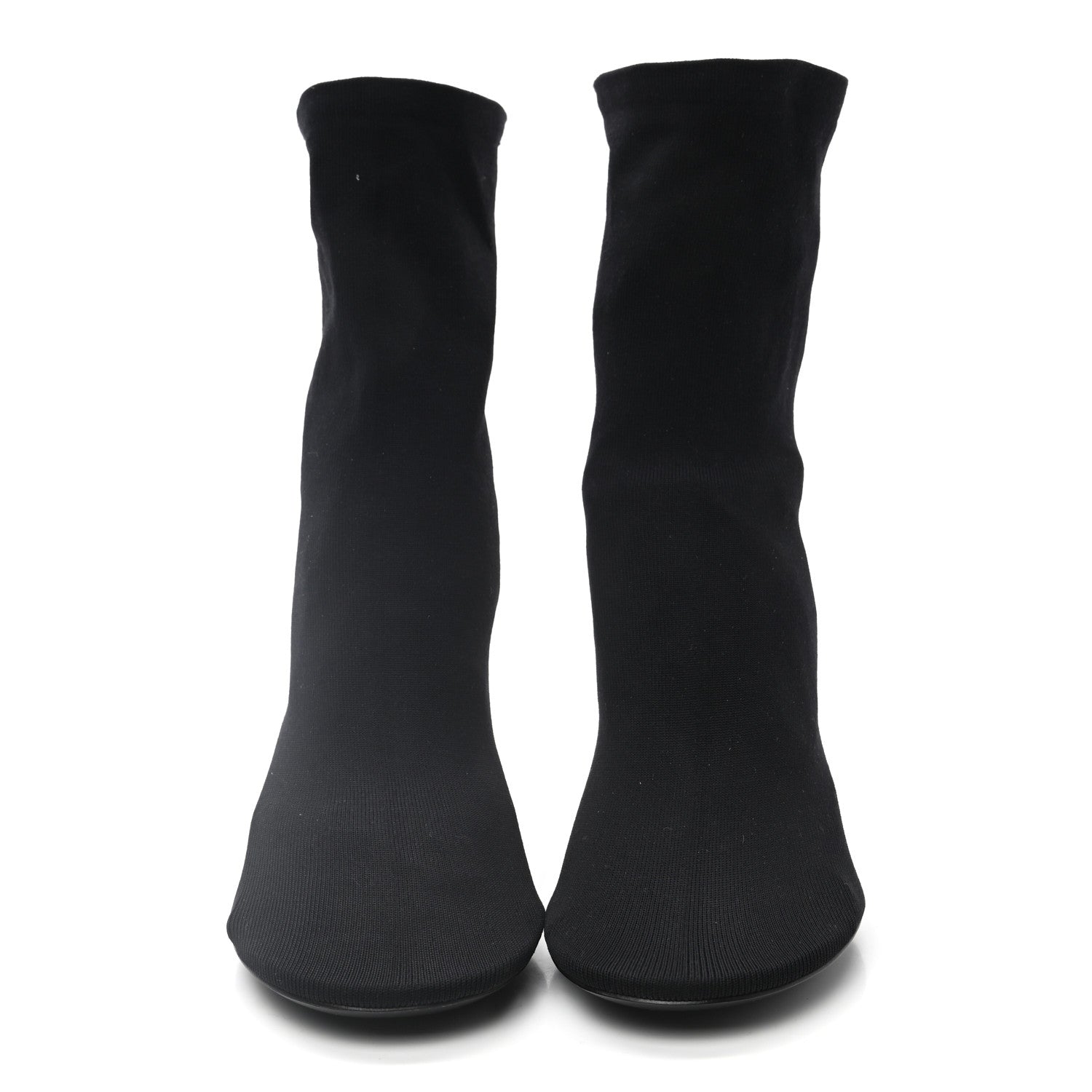 Balenciaga Stretch Tight Fabric Tight 110mm Booties 38 Black 2 of 7