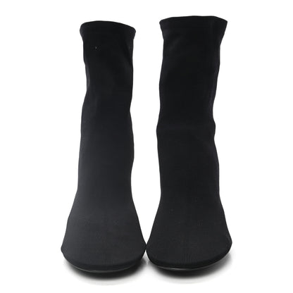 Balenciaga Stretch Tight Fabric Tight 110mm Booties 38 Black 2 of 7