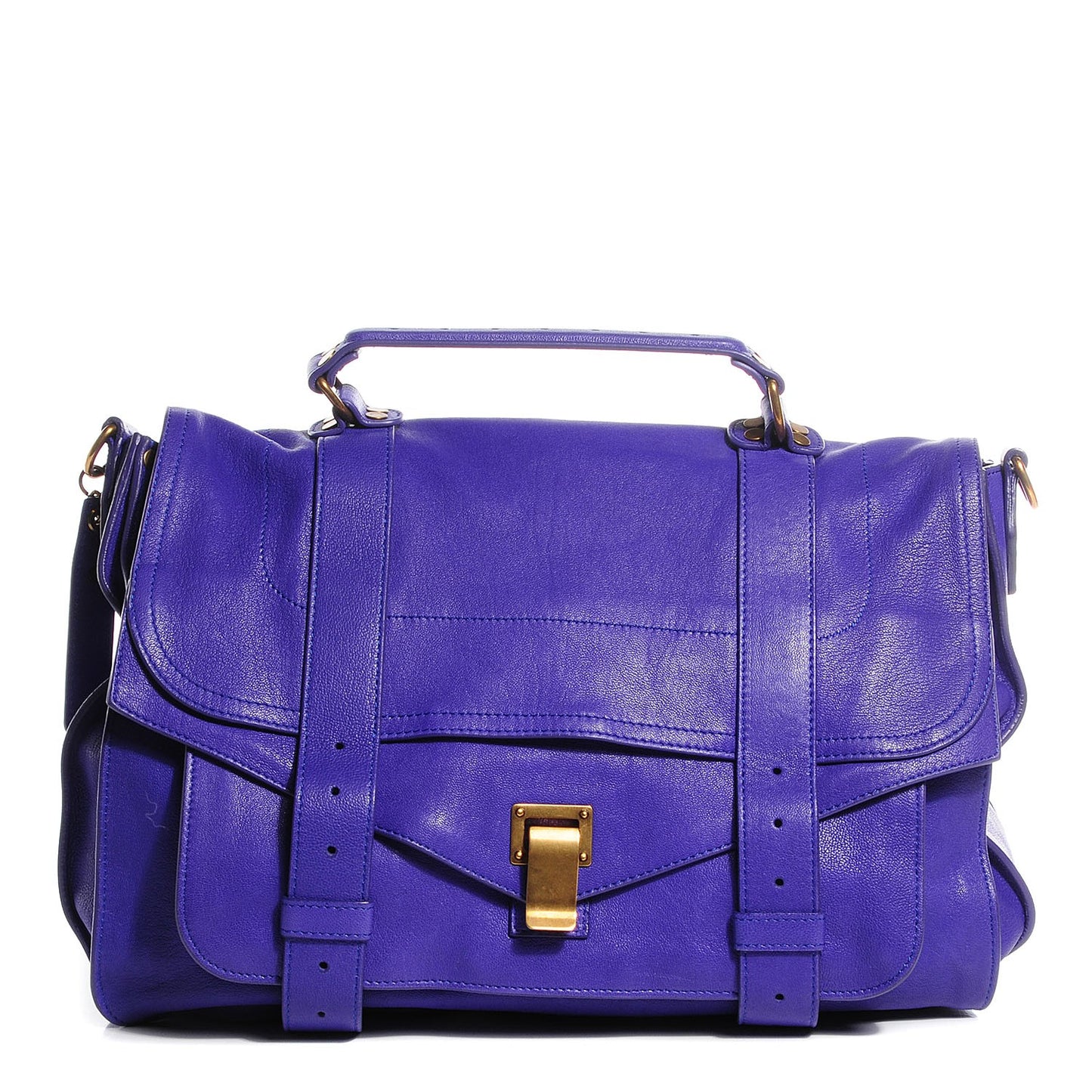 Lambskin Large PS1 Satchel Purple Rain