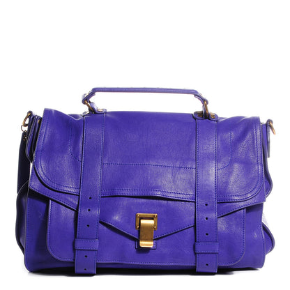 Proenza Schouler Lambskin Large PS1 Satchel Purple Rain 1 of 14