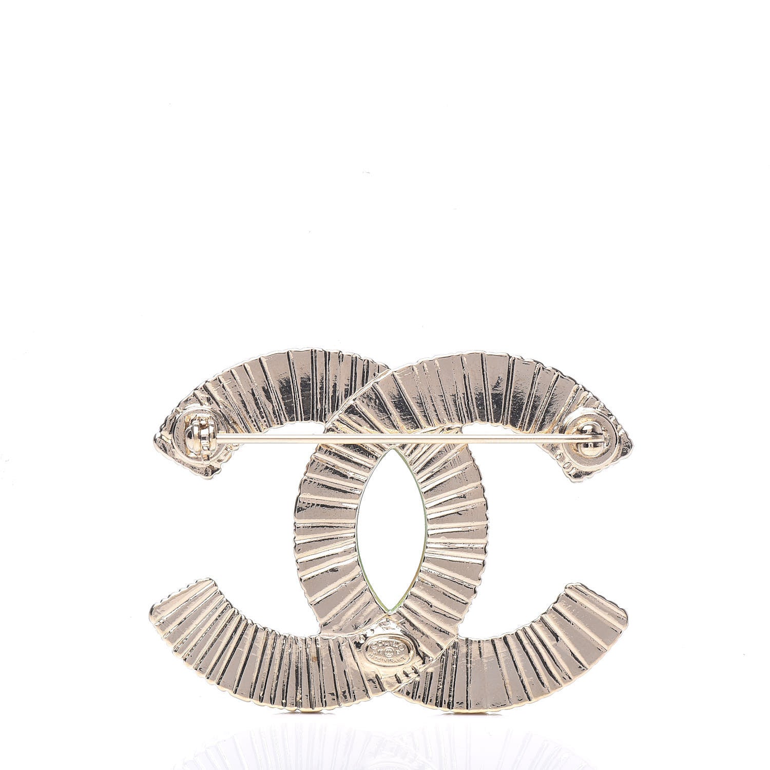 Chanel Metal CC Brooch Multicolor 3 of 4