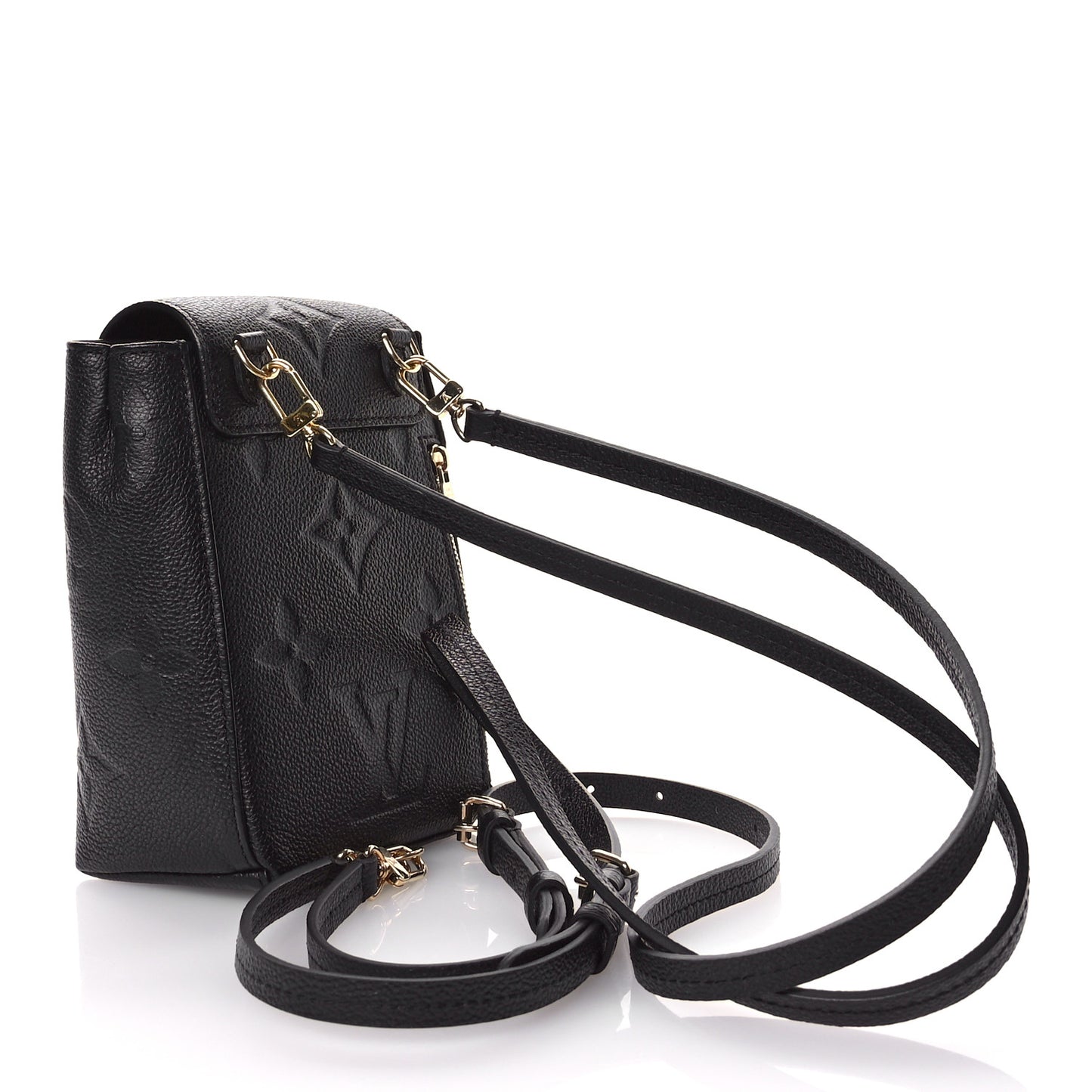 Empreinte Monogram Giant Tiny Backpack Black