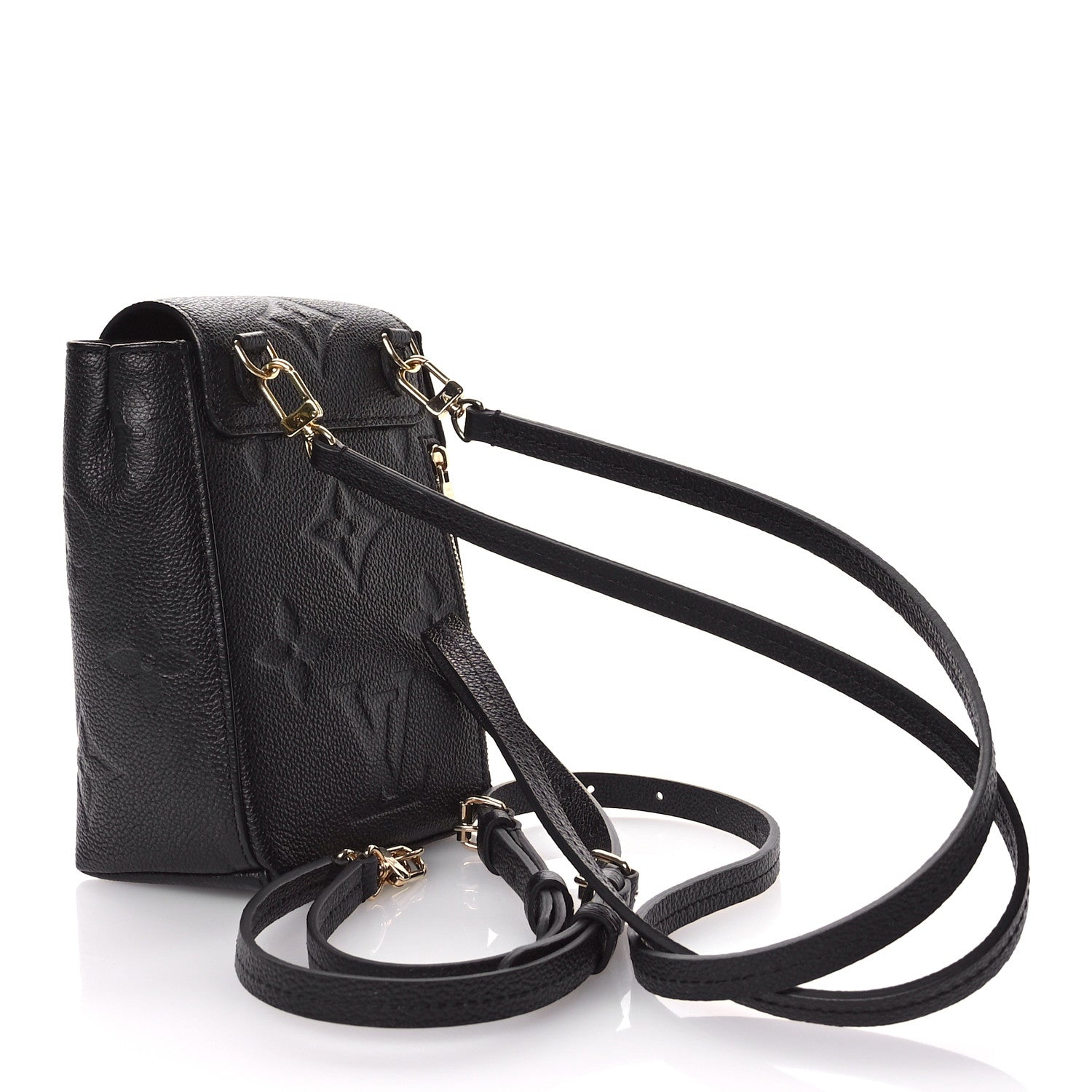 Louis Vuitton Empreinte Monogram Giant Tiny Backpack Black 3 of 9