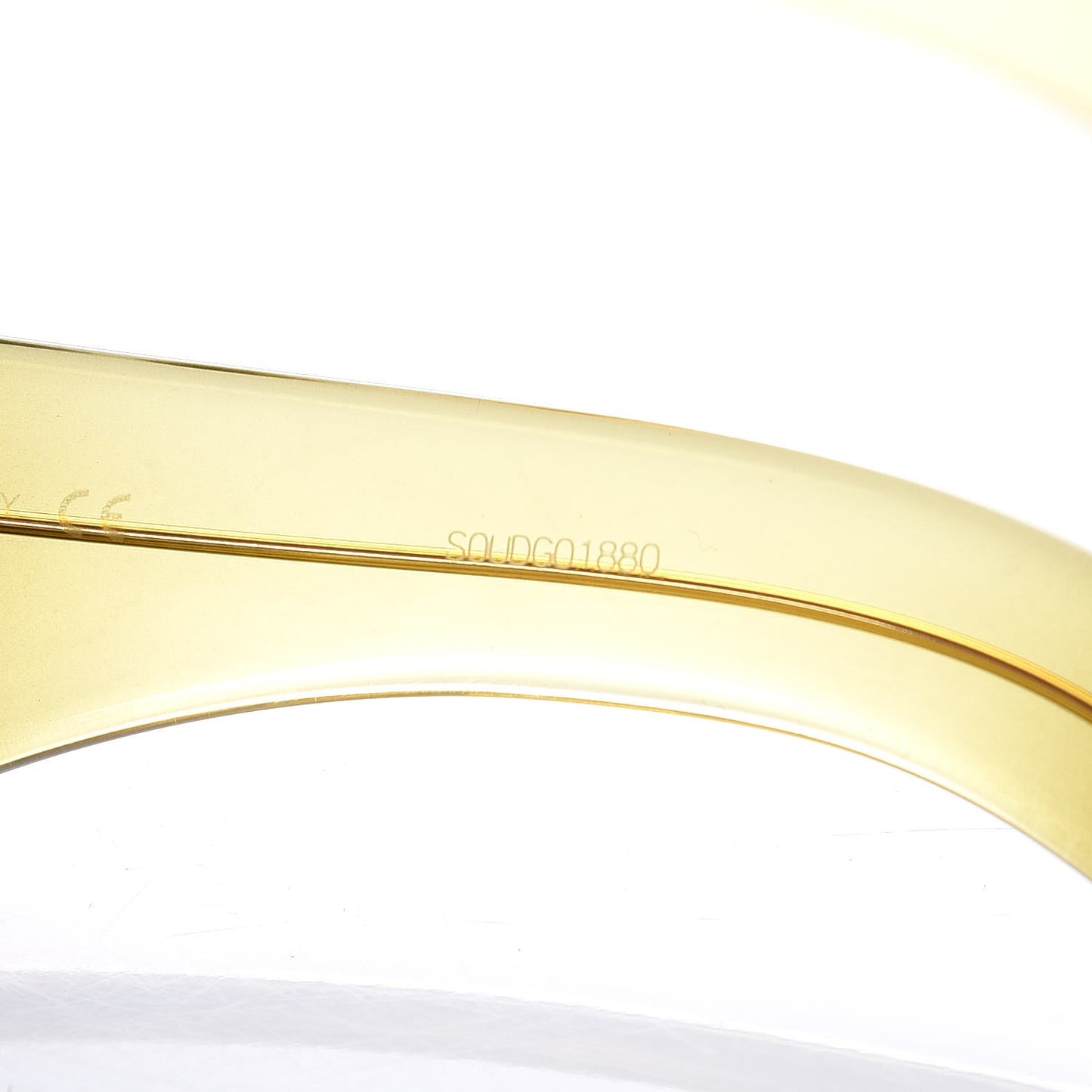 Acetate Oversized Interlocking G Sunglasses Yellow