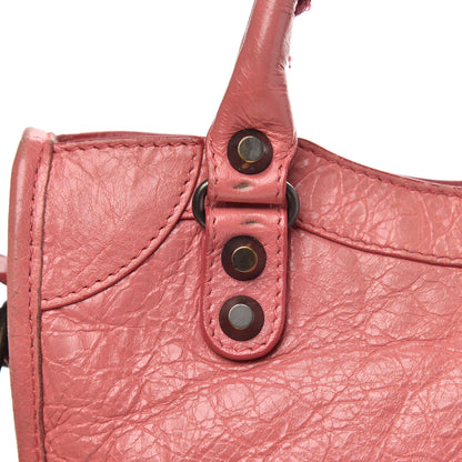 Balenciaga Agneau Classic Hardware Mini City Rose Bombon Raspberry 11 of 20