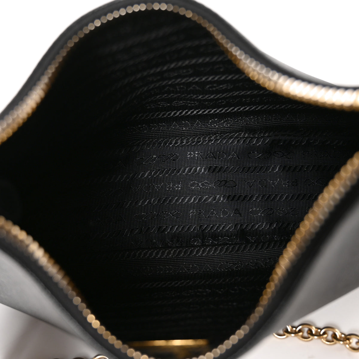 Saffiano Lux Re-Edition 2005 Shoulder Bag Black