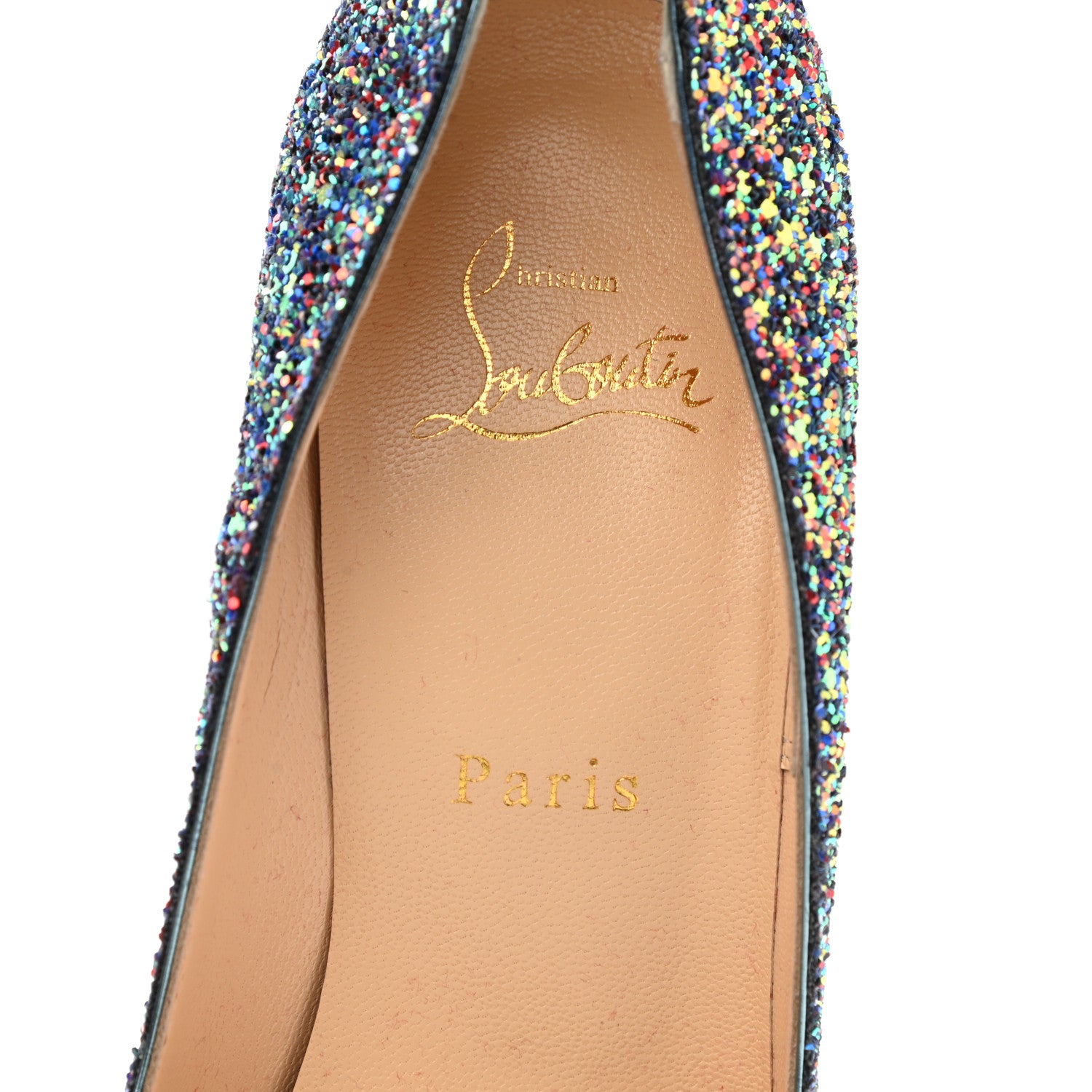 Christian Louboutin Glitter So Kate Dragonfly 120 Pumps 38 China Blue 7 of 8