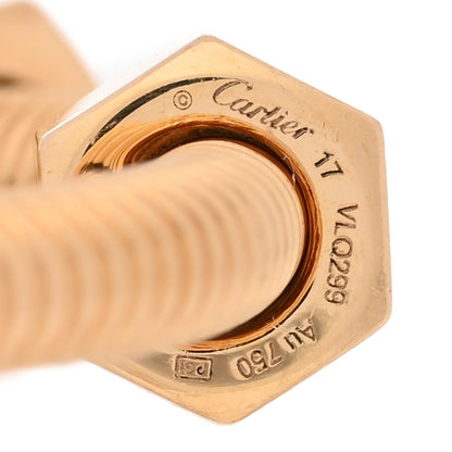 Cartier 18K Pink Gold Ecrou de Cartier Bracelet 17 3 of 4