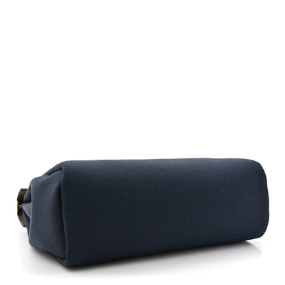 Hermes Military Toile Vache Hunter Herbag Zip Retourne 31 PM Bleu Marine Black 5 of 15