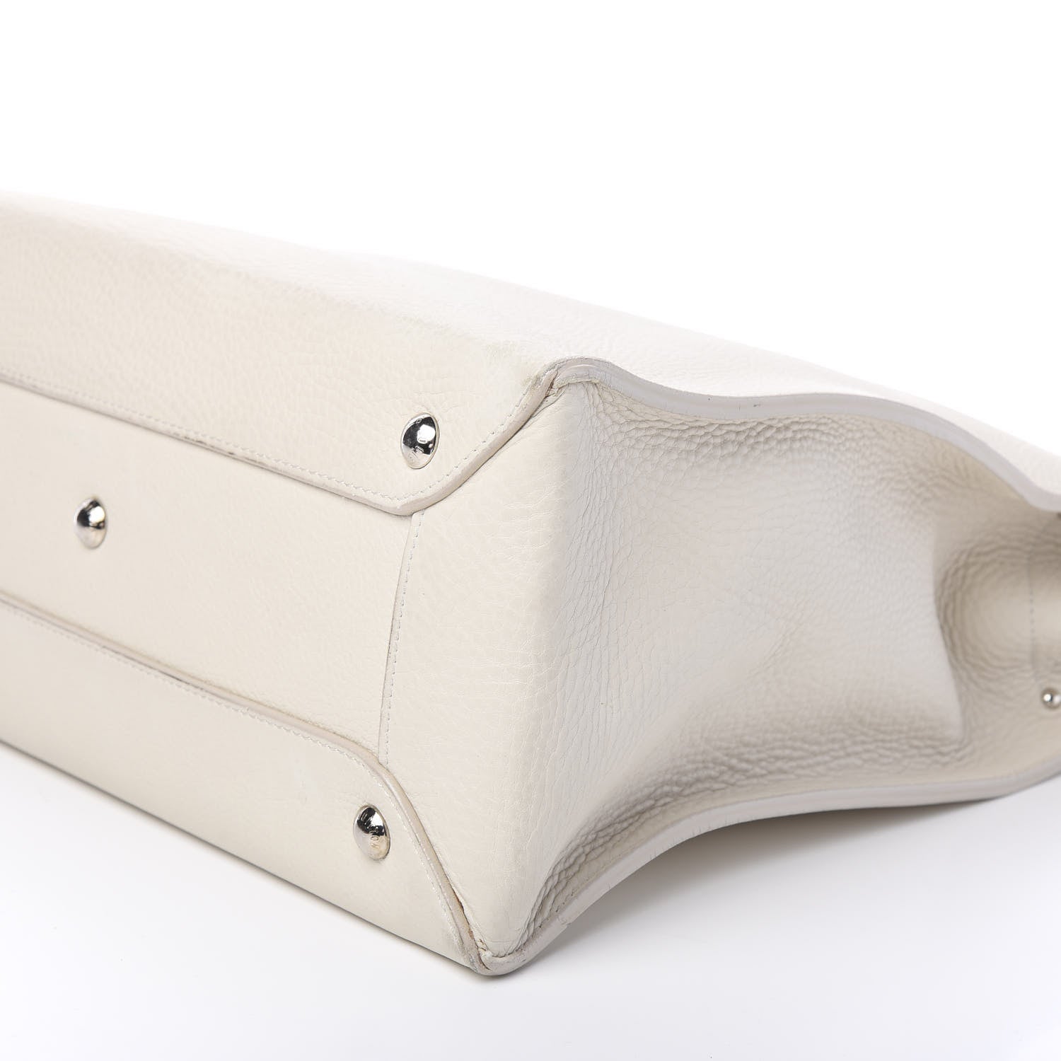 Louis Vuitton Calfskin Cabas Naxos White 8 of 11