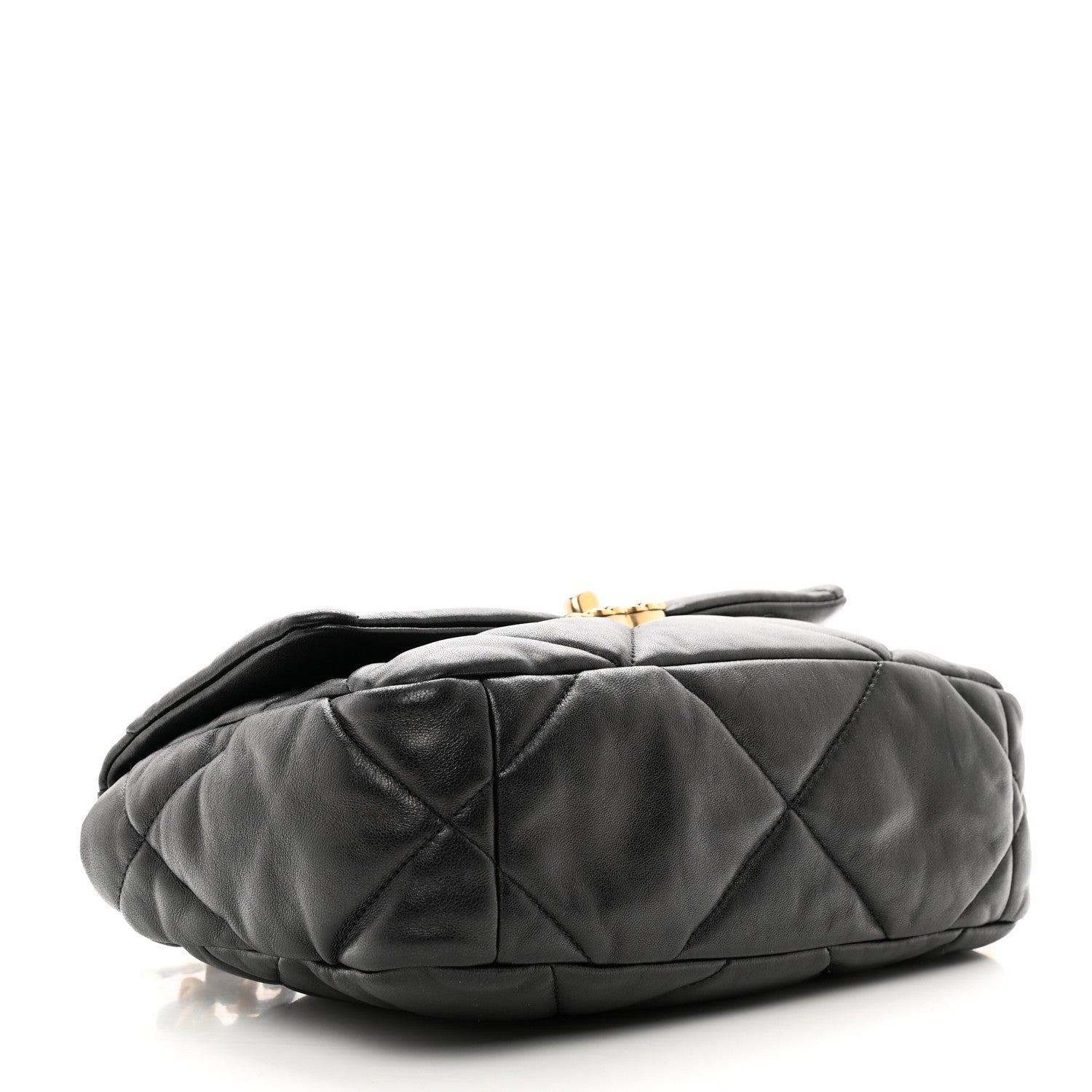 Chanel Lambskin Quilted Medium Chanel 19 Flap Black 4 of 10
