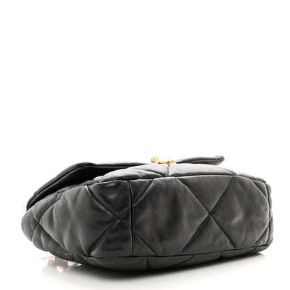 Chanel Lambskin Quilted Medium Chanel 19 Flap Black 4 of 10