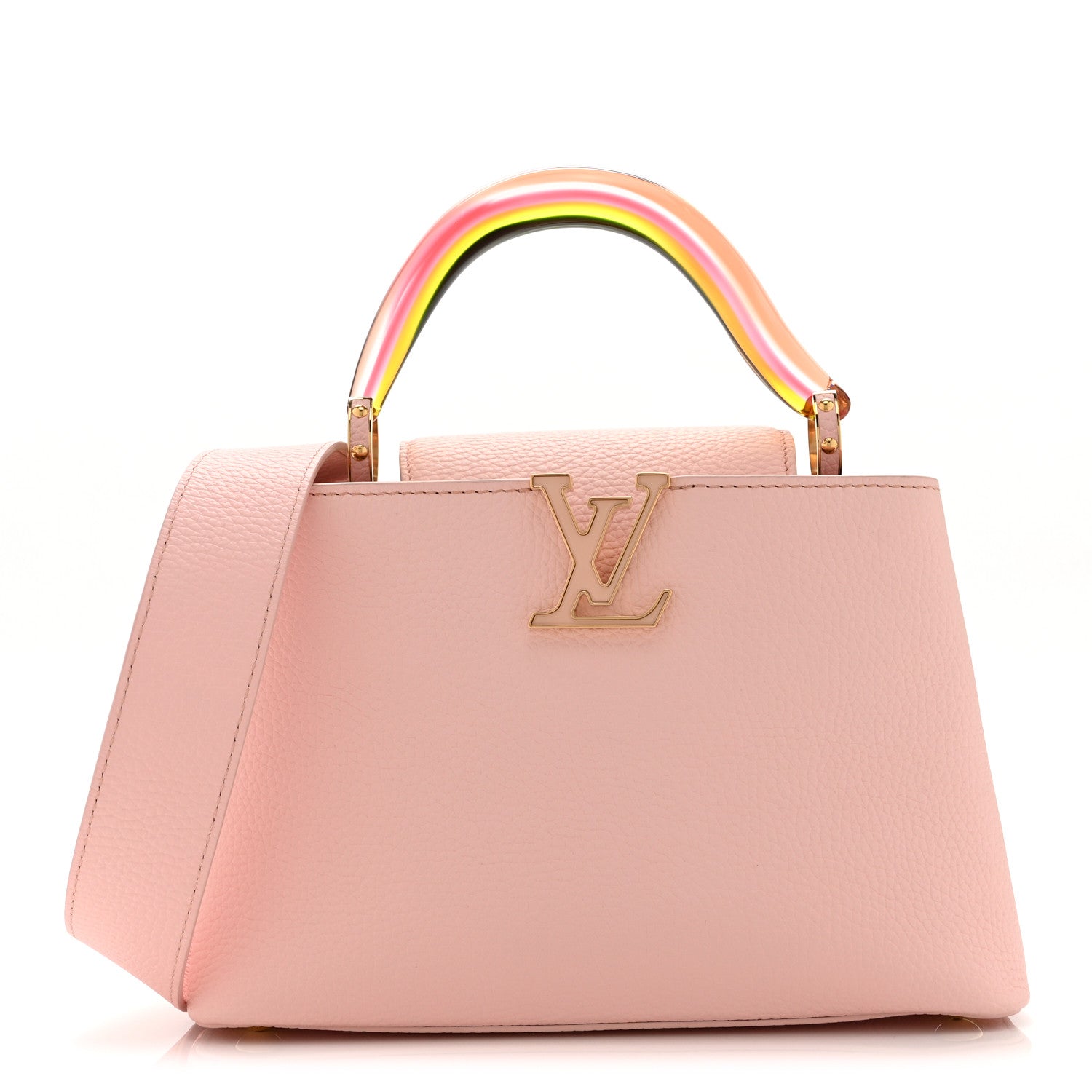 Louis Vuitton Taurillon Resin Murano Capucines BB Rose Jasmin 1 of 10