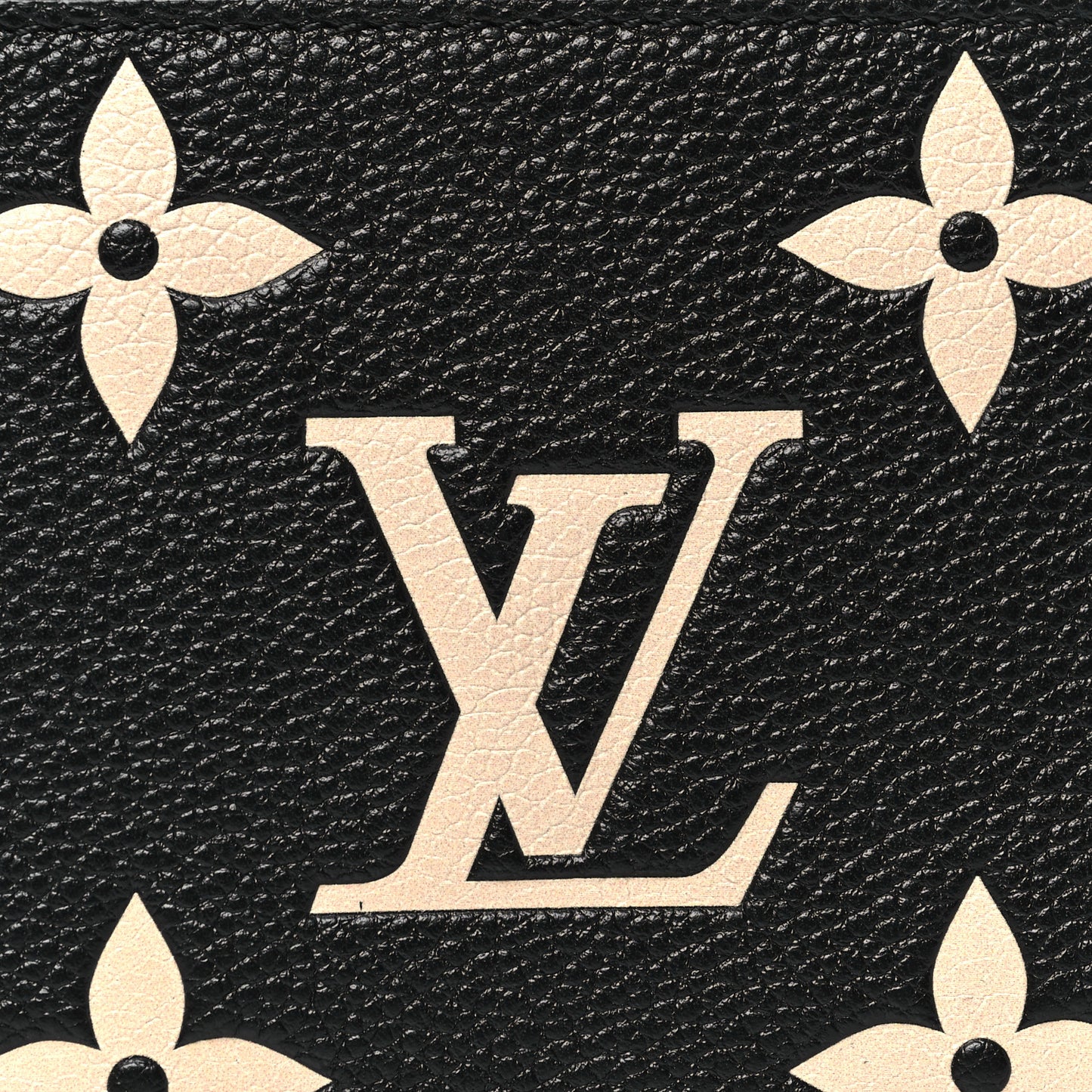Empreinte Monogram Giant Crafty Pochette Felicie Zippered Insert Black