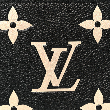 Louis Vuitton Empreinte Monogram Giant Crafty Pochette Felicie Zippered Insert Black 7 of 7