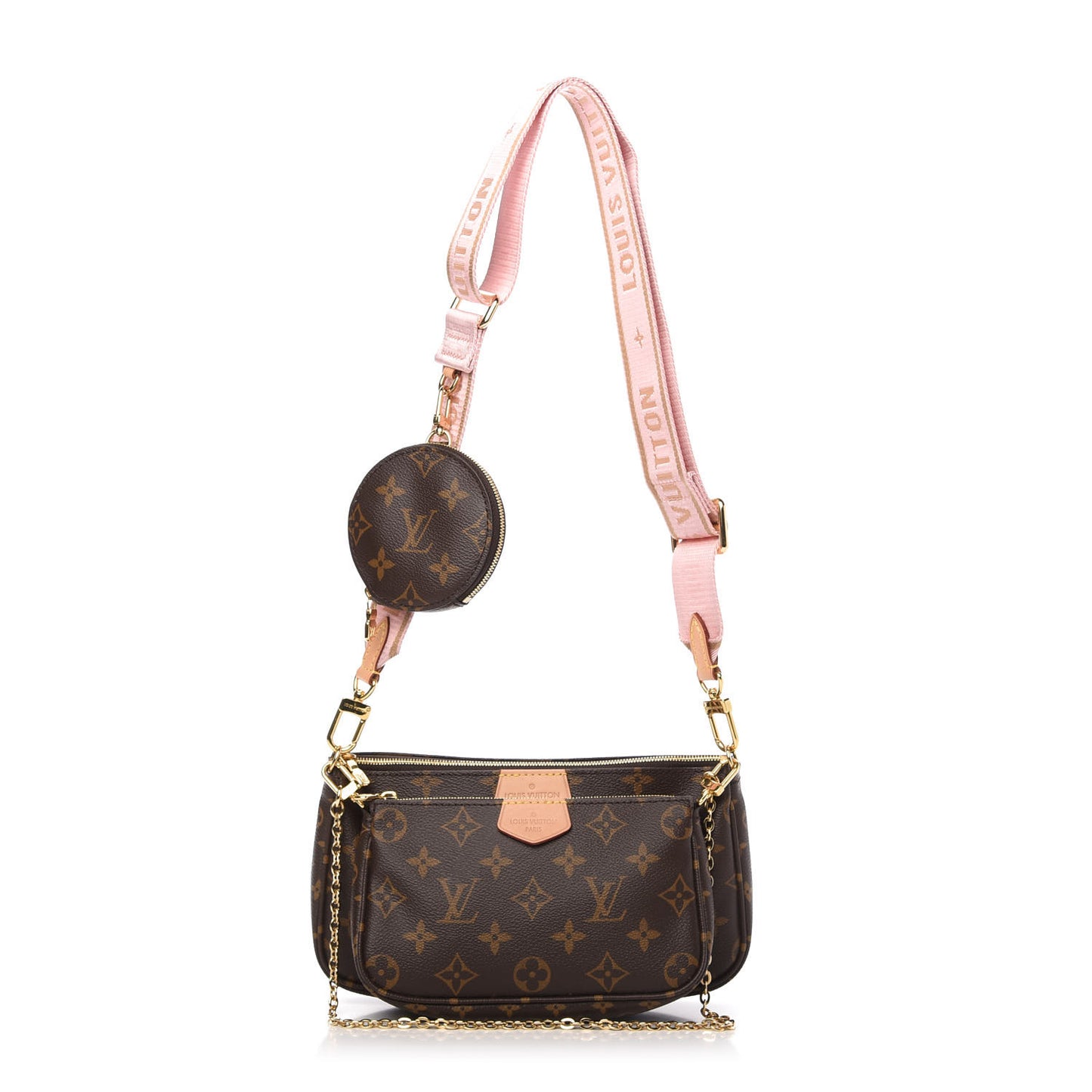 Monogram Multi Pochette Accessories Rose Clair