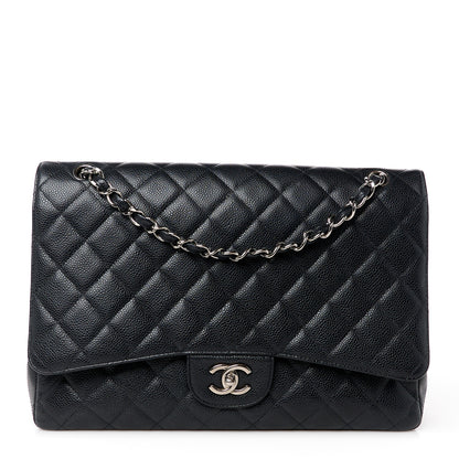 Chanel Caviar Quilted Maxi Single Flap Black 1 of 11