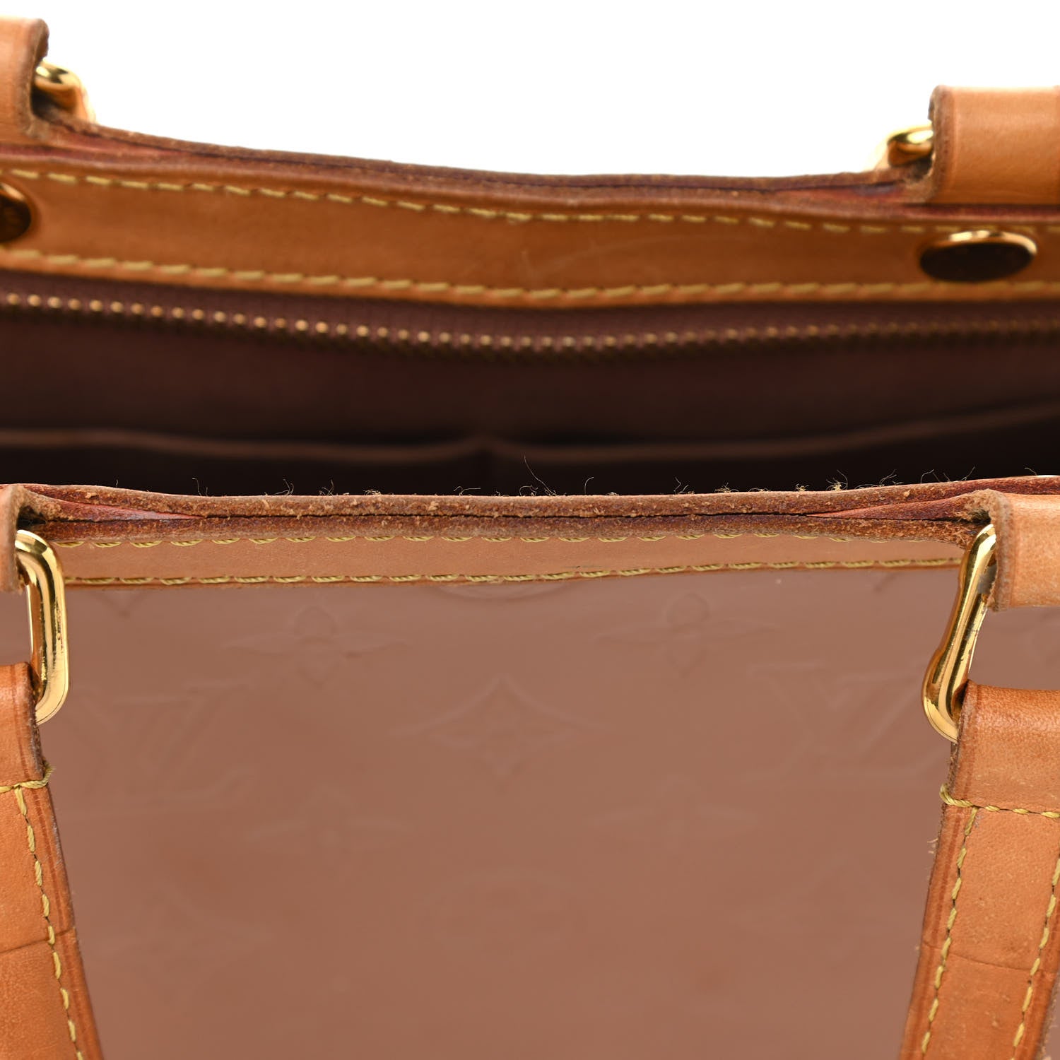 Louis Vuitton Vernis Brea MM Rose Velours 13 of 18