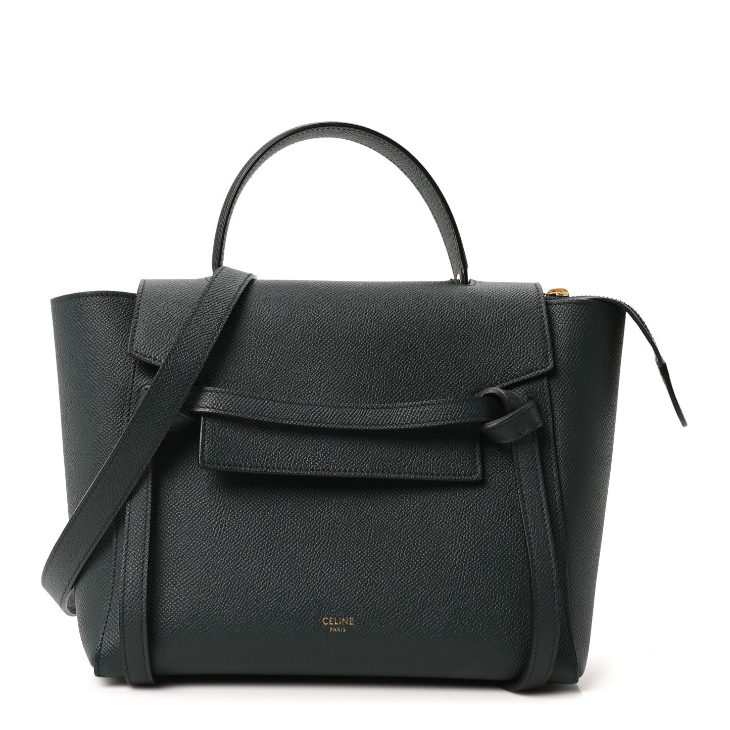 Grained Calfskin Micro Belt Bag Amazone