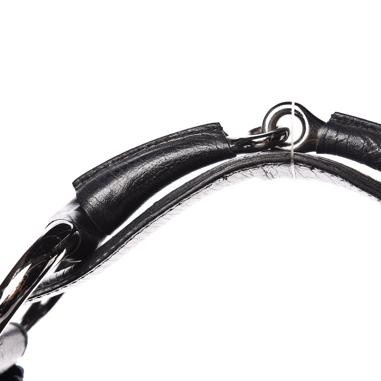 Monogram Large Horsebit Chain Hobo Black