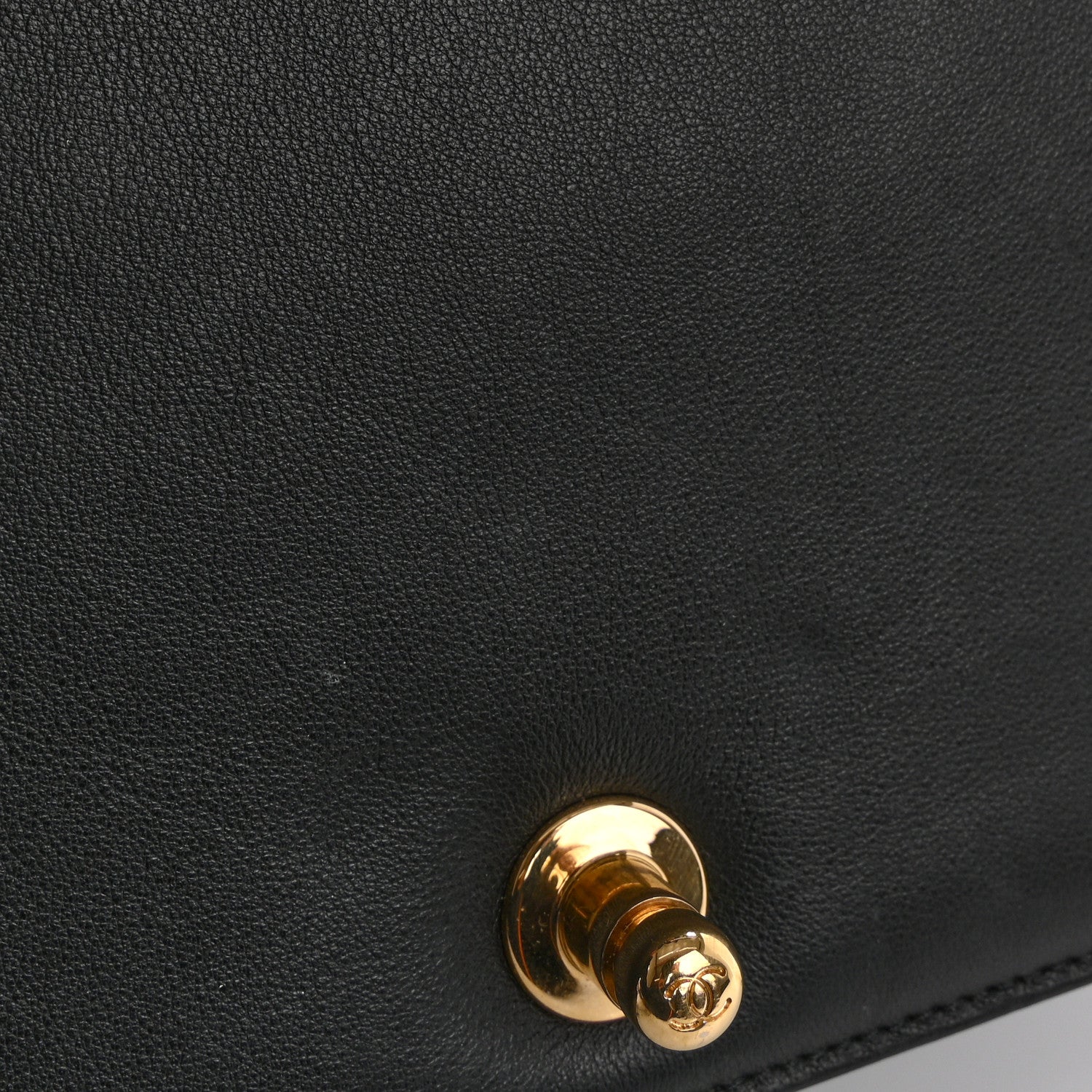 Chanel Calfskin Chevron Quilted Medium Boy Flap Black 12 of 15