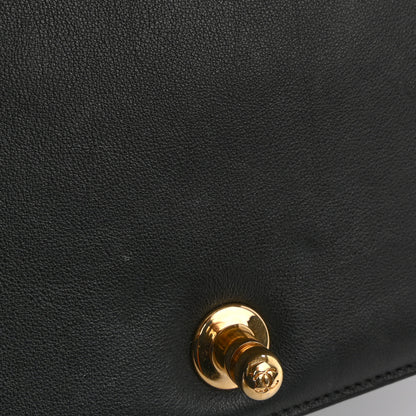 Chanel Calfskin Chevron Quilted Medium Boy Flap Black 12 of 15