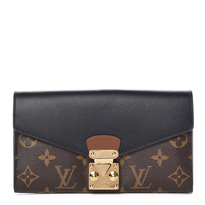 Louis Vuitton Monogram Pallas Wallet Black 1 of 9