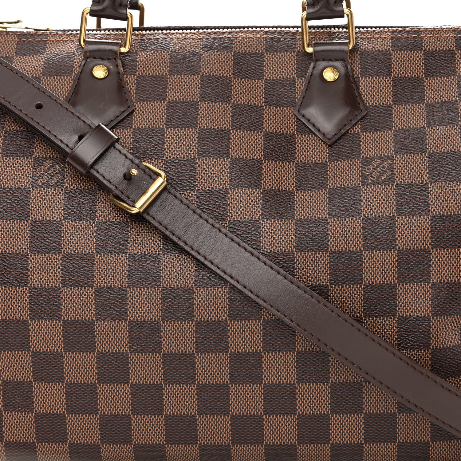 Louis Vuitton Damier Ebene Speedy Bandouliere 30 8 of 11
