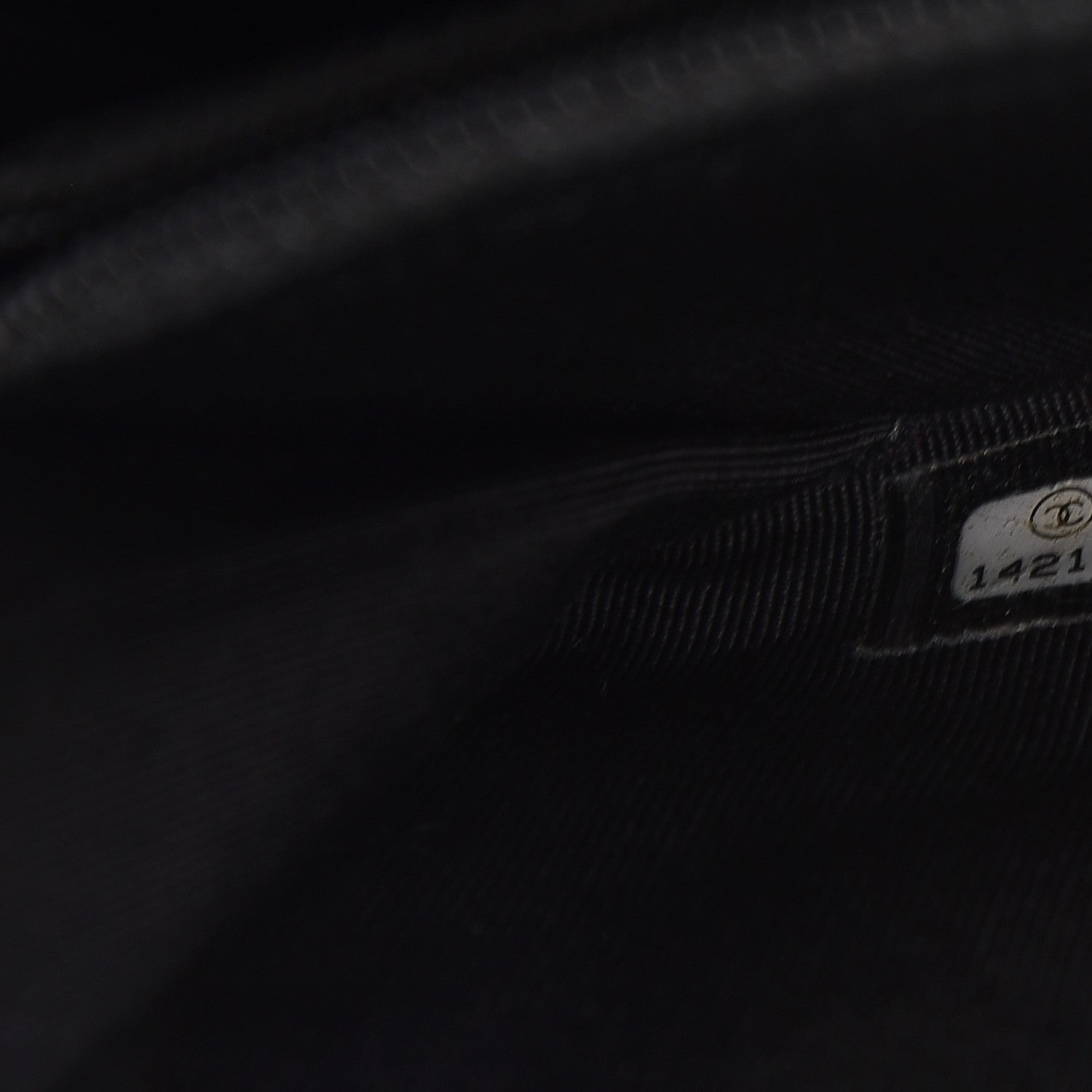 Chanel Caviar Quilted Large Gusset Flap Wallet Black 8 of 9