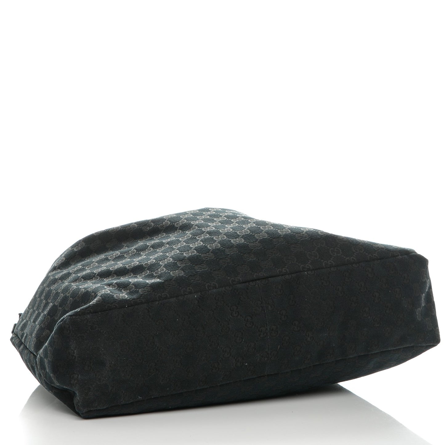 Monogram Large Horsebit Chain Hobo Black