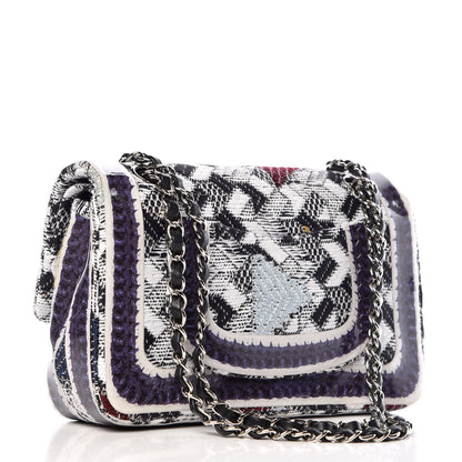 Chanel Tweed Silicone Braid Medium Double Flap Multicolor 3 of 8