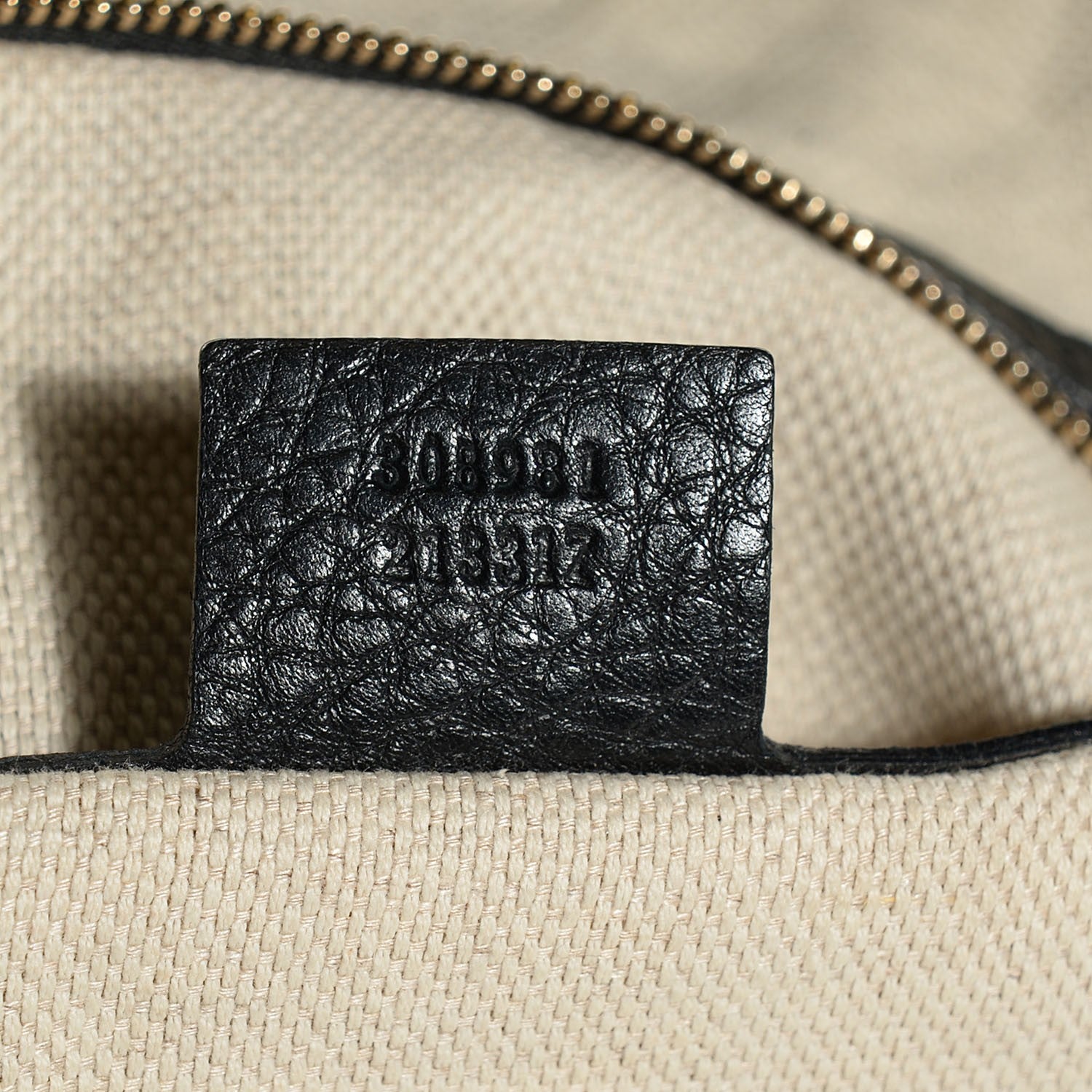 Gucci Pebbled Calfskin Medium Soho Chain Hobo Black 13 of 18