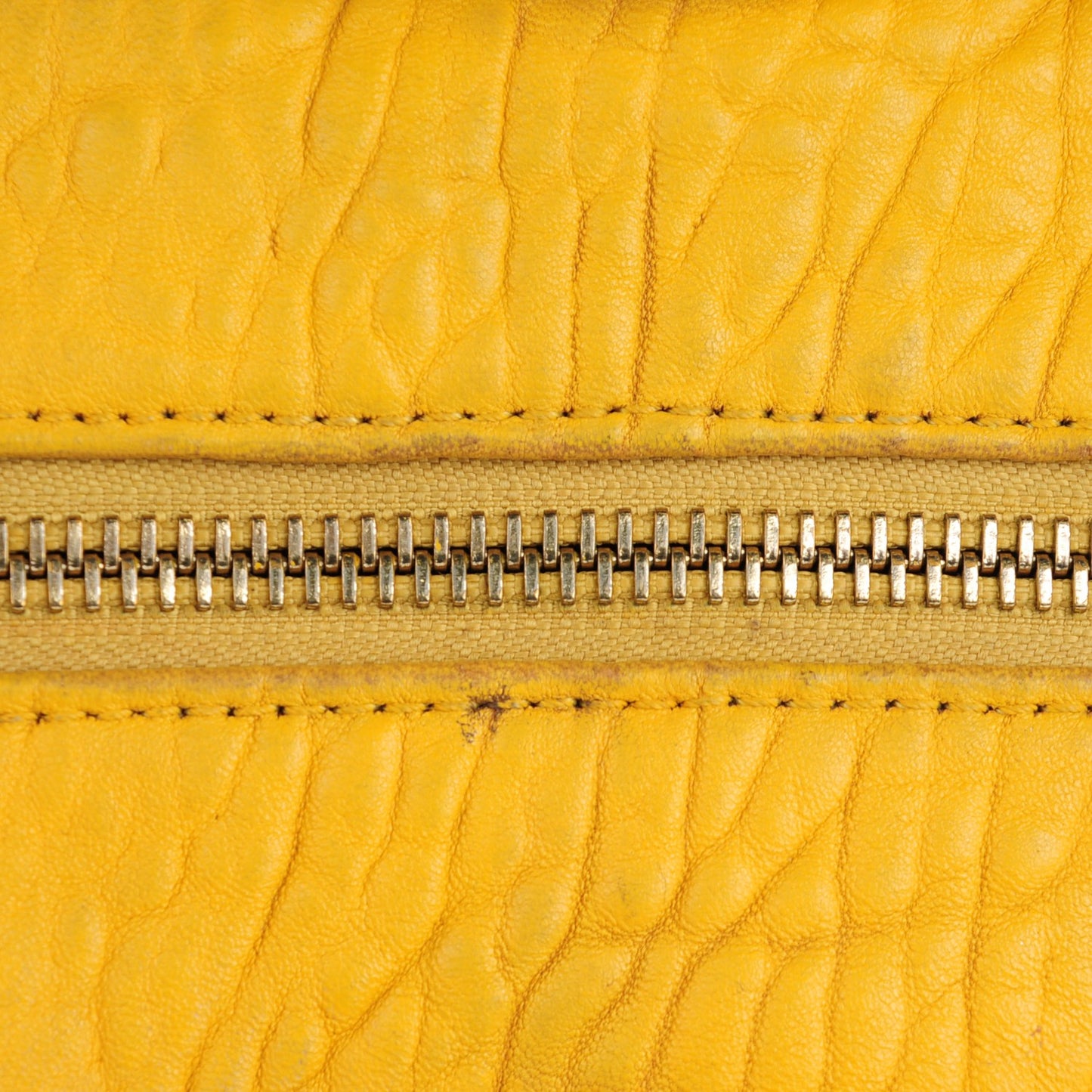 Pebbled Lambskin Rocco Yellow Light Gold Hardware