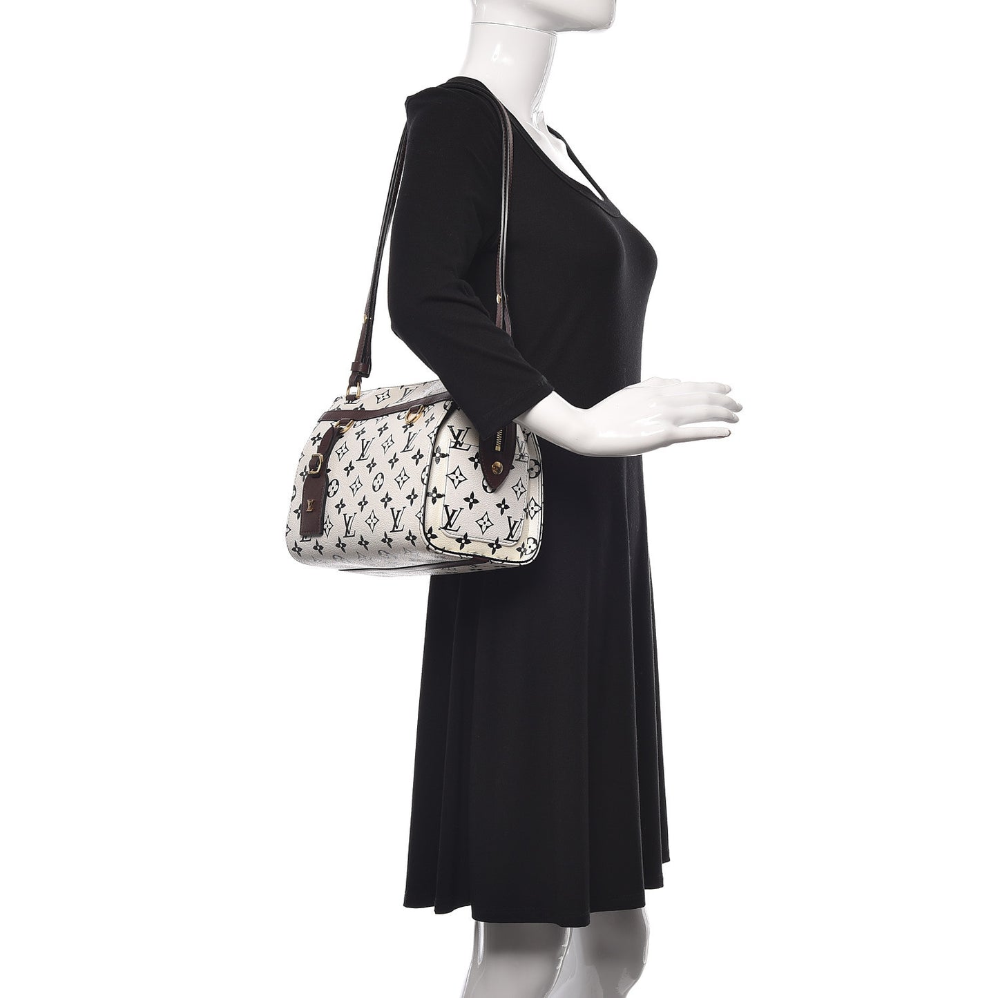 Monogram Speedy Amazon PM White Chocolat