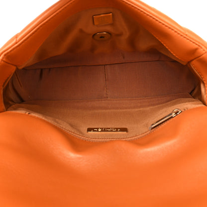 Chanel Lambskin Quilted Medium Chanel 19 Flap Light Brown 4 of 10