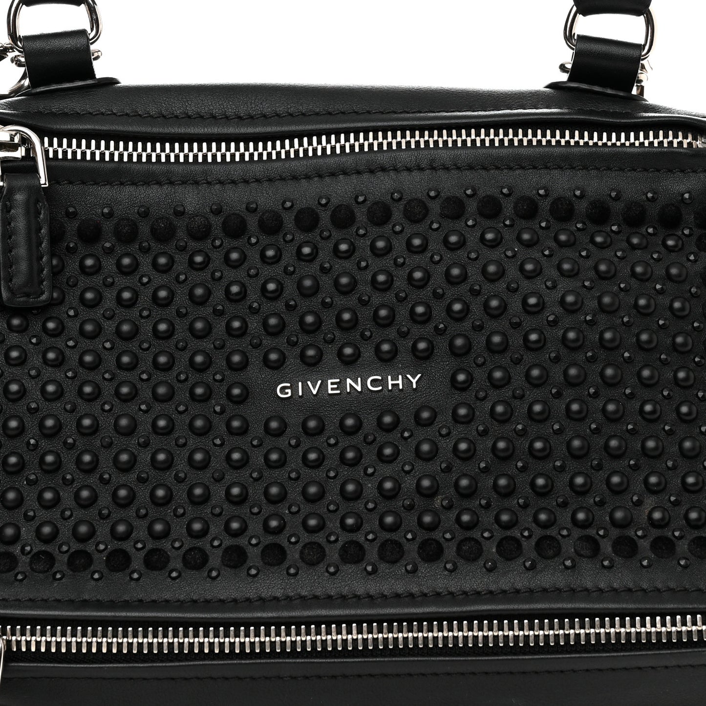 Calfskin Embellished Small Pandora Black