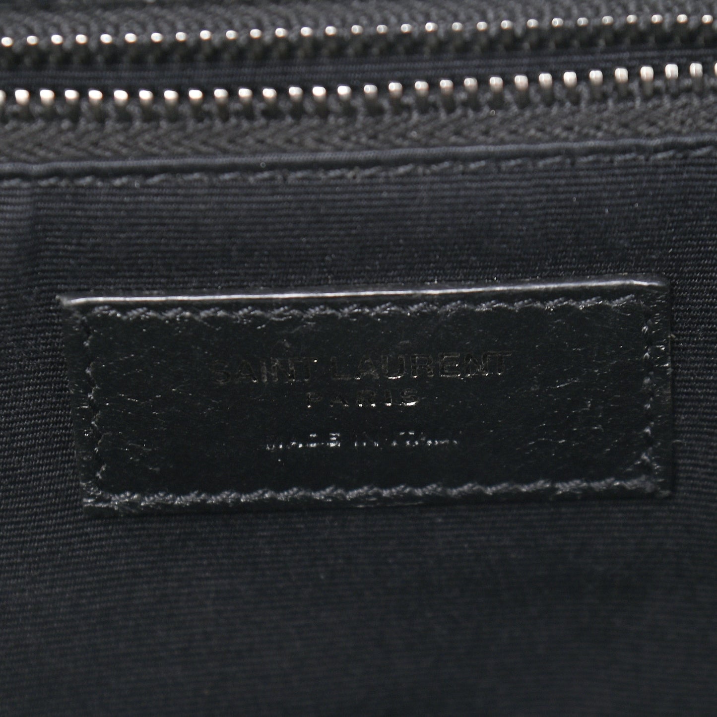 Crinkled Calfskin Matelasse Monogram Medium Niki Chain Satchel Black